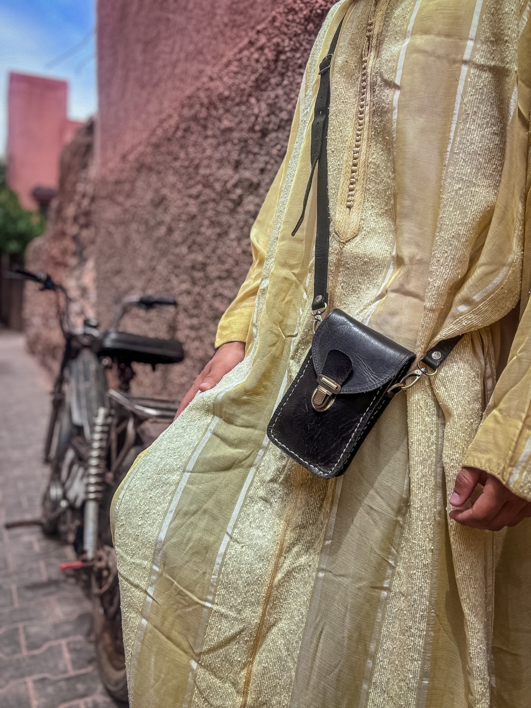 Sacoche Cuir Zippée