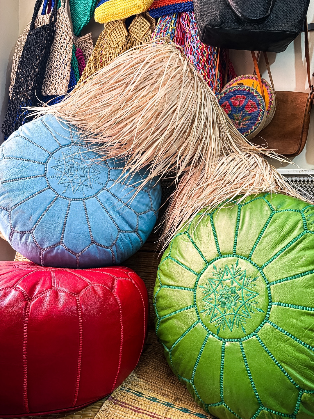 Poufs Marocains Colorés